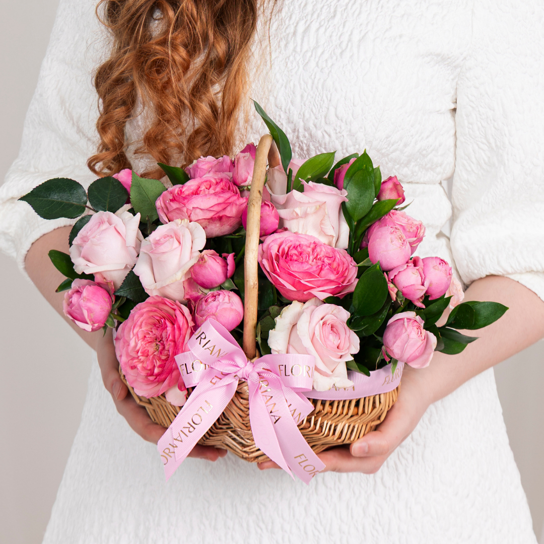 Blush Bloom Basket