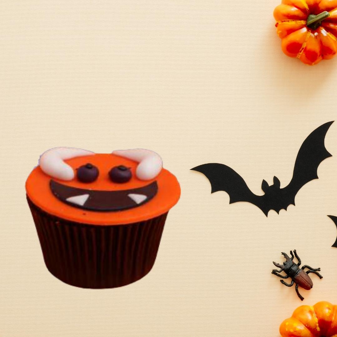 Dracula Red Cupcake