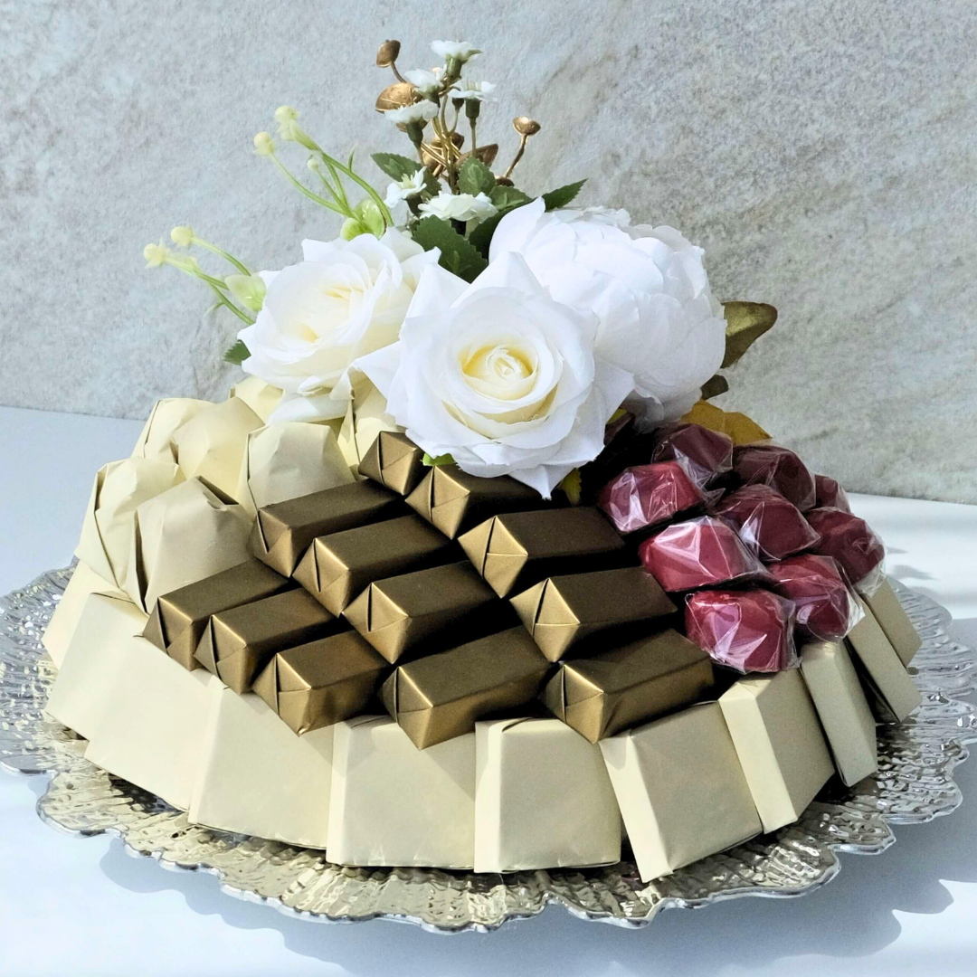 Silver Elegance Chocolate Tray