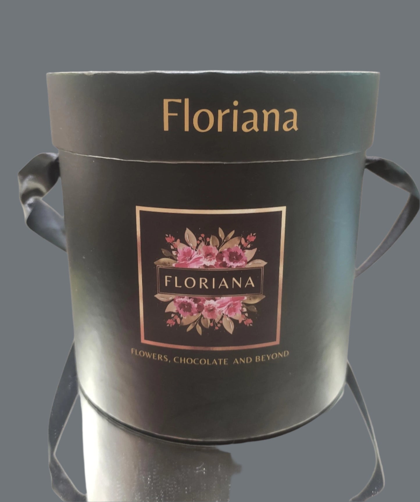 Floriana Round Box Black SMALL