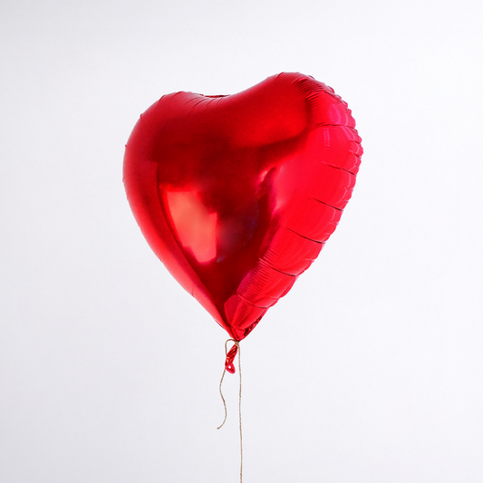 1 Red Heart Balloon