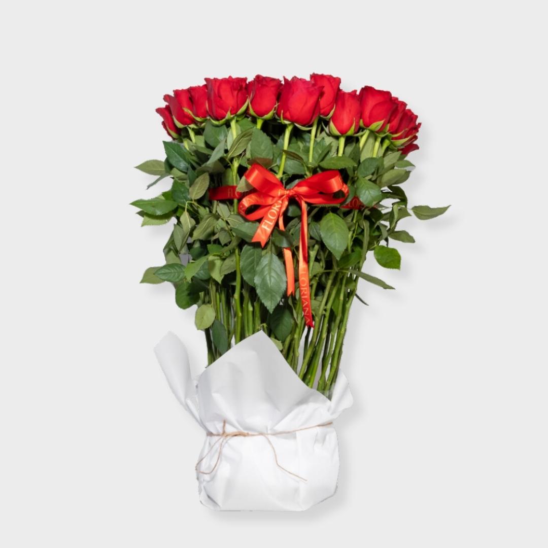 Floriana's Extravagant 71 Premium Red Roses Bouquet