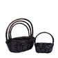 Willow Black Basket Medium