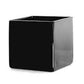 Glass Vase Cube Black 10*10
